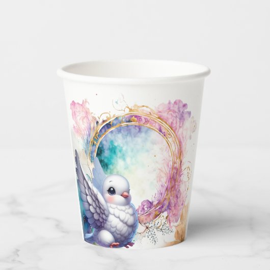 Colourful Dove 紙コップ (正面)