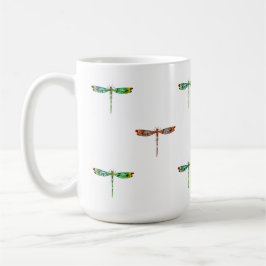 Colourful Dragonfly Mug コーヒーマグカップ