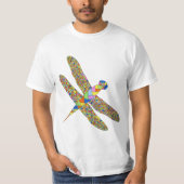 Colourful Dragonfly Tシャツ (正面)