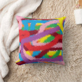 Colourful drawn pillow for Childreen's room クッション (ブランケット)