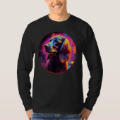 Colourful English Cocker Spaniel Dog Dad Mom Graff Tシャツ (正面)