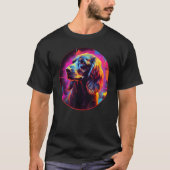 Colourful English Cocker Spaniel Dog Dad Mom Graff Tシャツ (正面)