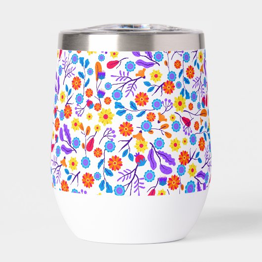 Colourful Exotic Floral Pattern-23165 (正面)