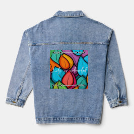 Colourful fun denim jacket デニムジャケット