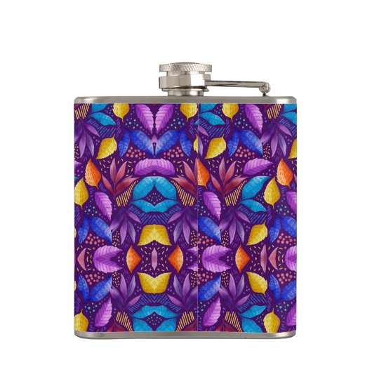 Colourful genetic pattern フラスク (裏面)