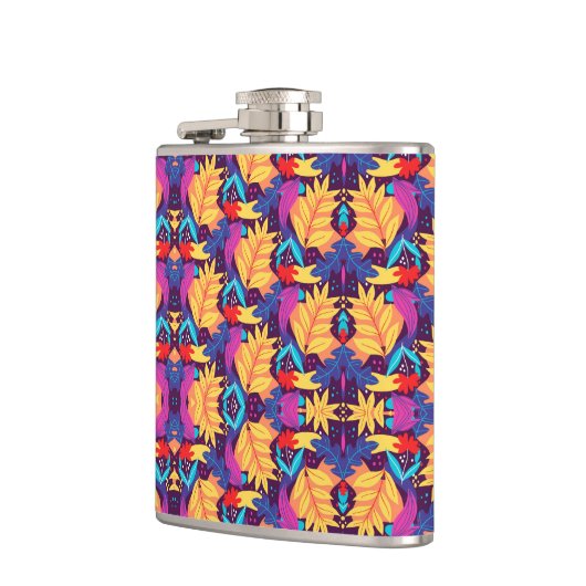 Colourful genetic pattern フラスク (左)