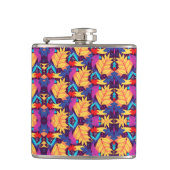 Colourful genetic pattern フラスク (正面)