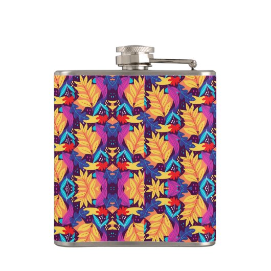 Colourful genetic pattern フラスク (裏面)