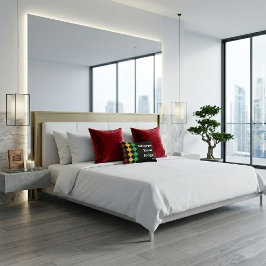 Colourful Harlequin Lumbar Pillow アクセントクッション