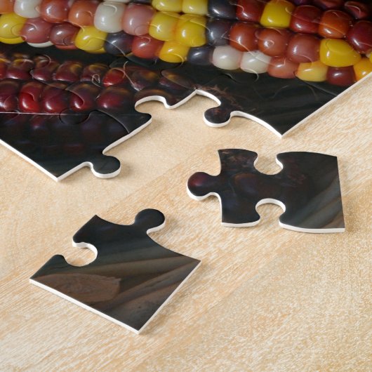 Colourful Harvest Corn ジグソーパズル (側面)