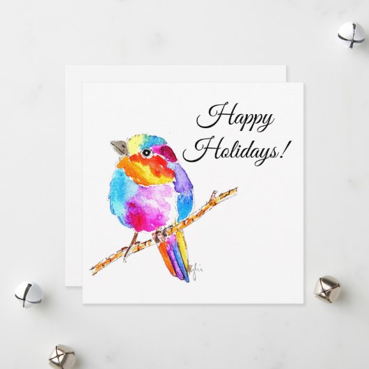 Colourful Little Bird シーズンカード (正面/裏面インサイチュ)