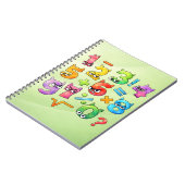 Colourful Maths Numbers Notebook for Primary Schoo ノートブック (左側)