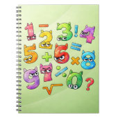 Colourful Maths Numbers Notebook for Primary Schoo ノートブック (正面)
