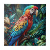 Colourful Parrot タイル (正面)
