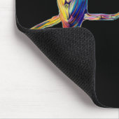 Colourful Parrot Mousemat マウスパッド (コーナー)