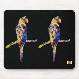 Colourful Parrot Mousemat マウスパッド
