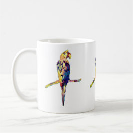 Colourful Parrot Mug コーヒーマグカップ