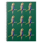 Colourful Parrot Notebook ノートブック (正面)