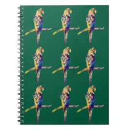 Colourful Parrot Notebook ノートブック