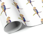 Colourful Parrot Wrapping Paper ラッピングペーパー (ロールコーナー)