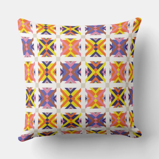 colourful pillow design  クッション (裏面)