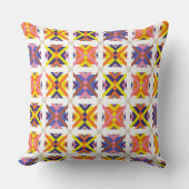 colourful pillow design  クッション (正面)