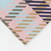 Colourful Plaid textured seamless patternabstract, フリースブランケット (角)