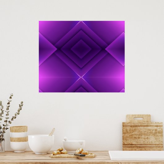 colourful poster design features a vibrant rainbow ポスター (キッチン)