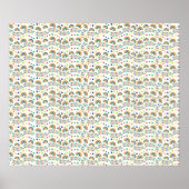 colourful poster design features a vibrant rainbow ポスター (正面)