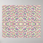 colourful poster design features a vibrant rainbow ポスター (正面)