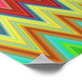 colourful poster design features a vibrant rainbow ポスター (角)