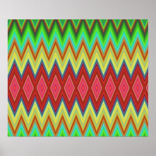 colourful poster design features a vibrant rainbow ポスター (正面)