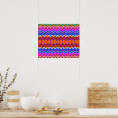 colourful poster design features a vibrant rainbow ポスター (キッチン)