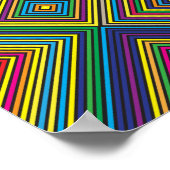 colourful poster design features a vibrant rainbow ポスター (角)