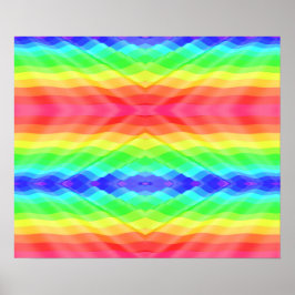 colourful poster design features a vibrant rainbow ポスター