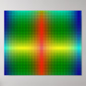 colourful poster design features a vibrant rainbow ポスター (正面)