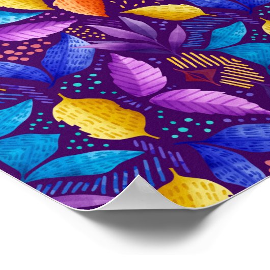 colourful poster design features a vibrant rainbow ポスター (角)