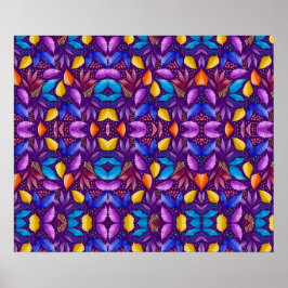 colourful poster design features a vibrant rainbow ポスター