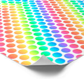 colourful poster design features a vibrant rainbow ポスター (角)