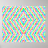 colourful poster design features a vibrant rainbow ポスター (正面)