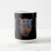 Colourful Quirky Owl Mug Coffee Tea コーヒーマグカップ (中央)