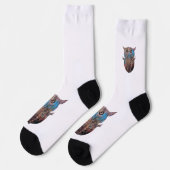 Colourful Quirky Owl Socks ソックス (左)