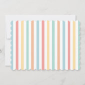 Colourful rainbow surprise birthday polka dots (裏面)