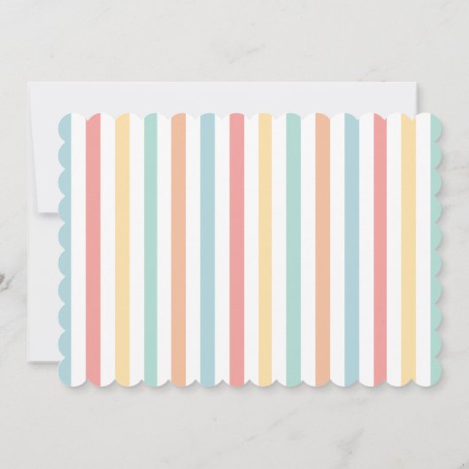 Colourful rainbow surprise birthday polka dots  (裏面)