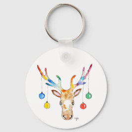 Colourful Reindeer キーホルダー