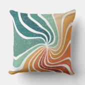 Colourful Retro Patterned Style クッション (正面)