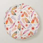 Colourful Ring  Pillow Design  ラウンドクッション (裏面)