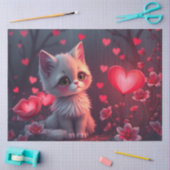 Colourful Romantic Cats Tissue Paper 薄葉紙 (クラフト)