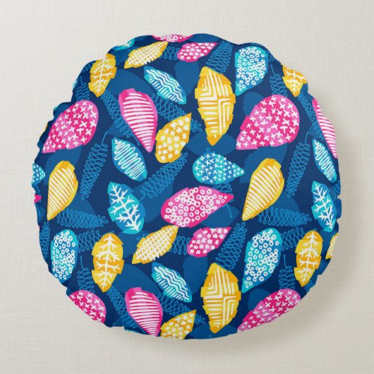 Colourful Round Pillow ラウンドクッション (正面)