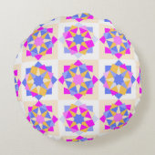 Colourful Round Pillow design  ラウンドクッション (裏面)